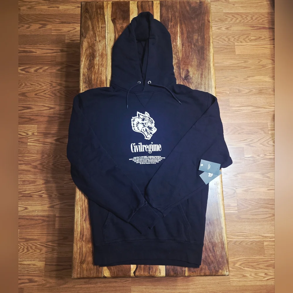 Darc Sport/Civil Regime Collab Black Hoodie - Picture 8 of 10